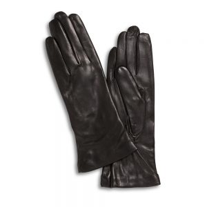 Lamslederen handschoenen nero